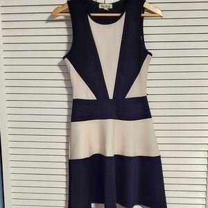 City Trends Apparel black and white skater Dress Sz S